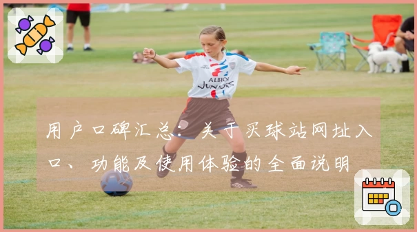 用户口碑汇总：关于买球站网址入口、功能及使用体验的全面说明